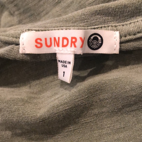 Sundry Ruffle Capped Sleeve Maxi Dress - Picture 3 of 4